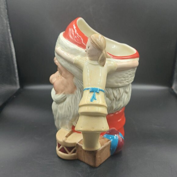 Vintage 1981 Royal Doulton Santa Claus Character Mug D6668 Doll Handle England - Picture 2 of 8
